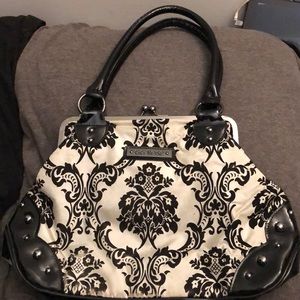 GG Rose Ivory Moon Kisslock handbag